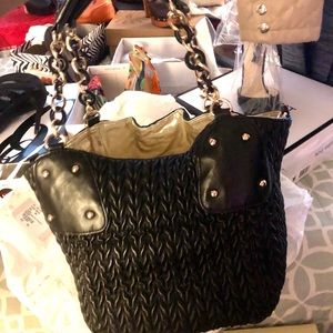 Big Buddha Faux Leather Shoulder Bag